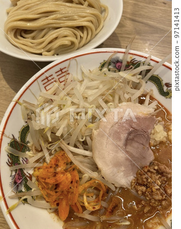 Rich miso pork bone tsukemen Rich miso pork bone tsukemen 97141413