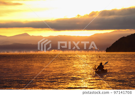 Morning at Lake Okubuchi Morning at Lake Okubuchi 97141708