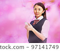 Illustration from a photo of a high school girl 97141749