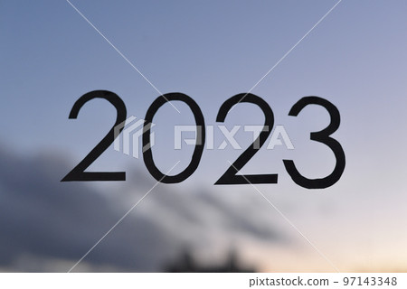 [背景素材] 天景與2023人物 97143348
