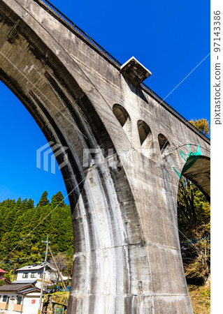 Former JNR Miyahara Line Kounogawa Bridge [Oguni Town, Aso District, Kumamoto Prefecture] 97143386