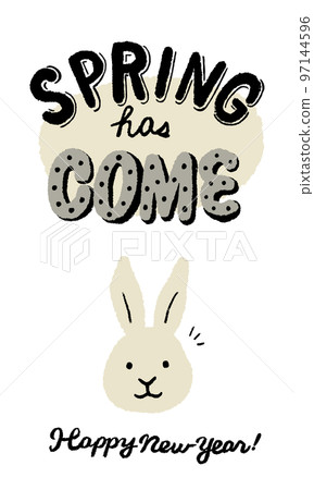 春天來了2023年賀卡新年賀卡 97144596