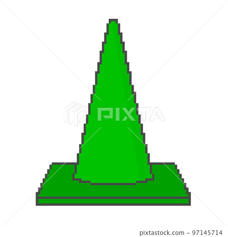 三角錐_點圖（綠色） 97145714