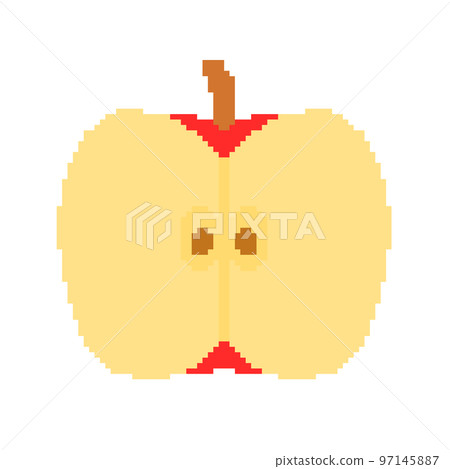 Apple _ pixel art Apple _ pixel art 97145887