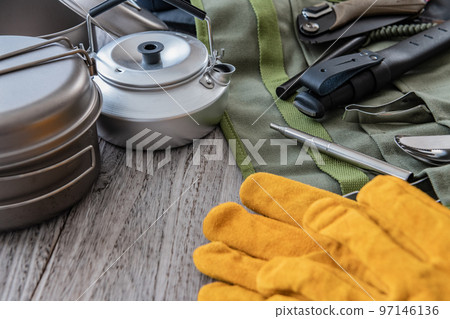 Outdoor mountaineering camping equipment shooting material Outdoor mountaineering camping equipment shooting material 97146136