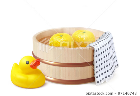 柚子熱水鴨插圖真實 柚子熱水鴨插圖真實 97146748