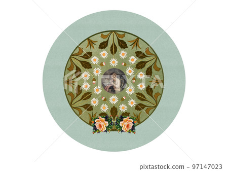 天使菊花圓罐包裝設計 天使菊花圓罐包裝設計 97147023