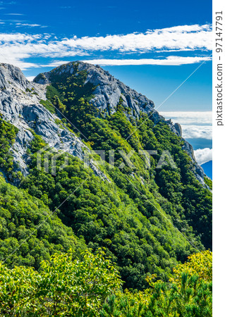 從長野縣北澤峠眺望甲駒岳:從小松山眺望馬利天山 從長野縣北澤峠眺望甲駒岳:從小松山眺望馬利天山 97147791