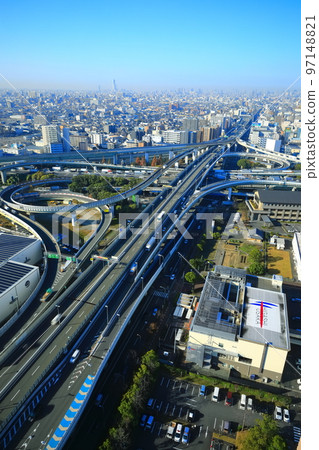 [大阪府]晴天的東大阪交界處 97148821