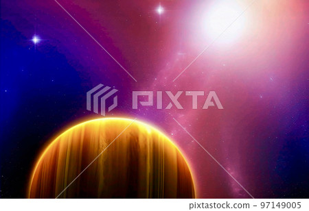 Fantastic and beautiful cosmic background material 97149005