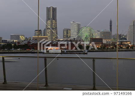 Minato Mirai's night view from Osanbashi International Passenger Terminal Minato Mirai's night view from Osanbashi International Passenger Terminal 97149166