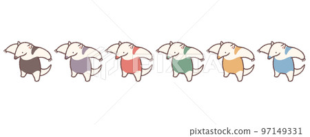 一群來勢洶洶的南方食蟻獸 97149331