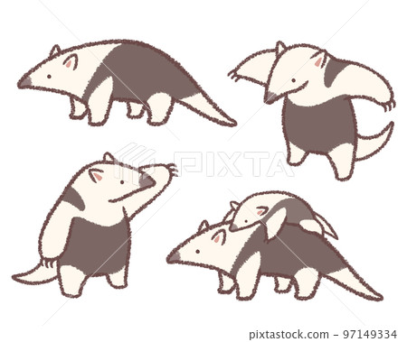 Southern anteater pattern set 97149334