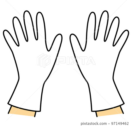 Hand rubber gloves 97149462