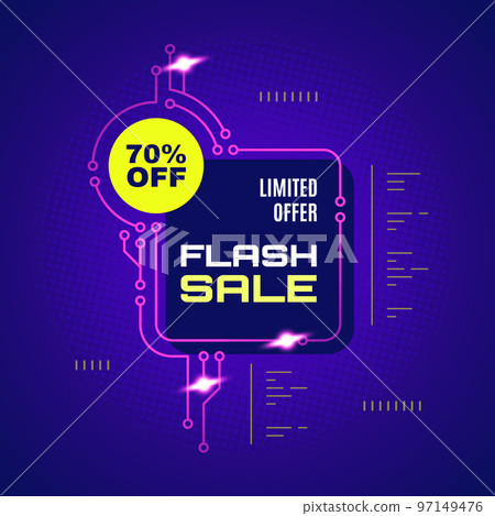 Promotional sale banner template design Promotional sale banner template design 97149476