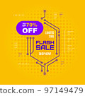 Promotional sale banner template design 97149479