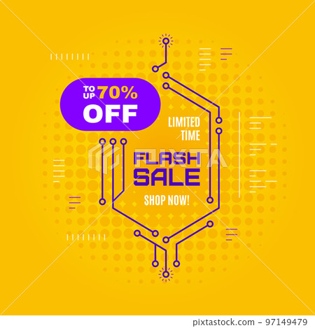 Promotional sale banner template design Promotional sale banner template design 97149479