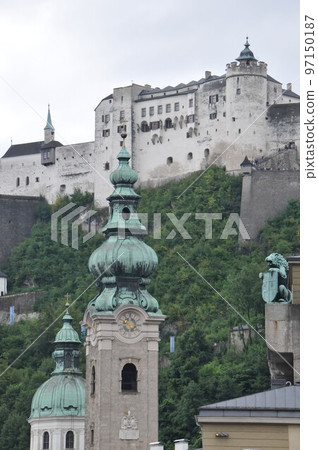 Austria, Salzburg, St. Peter's Church, Hohensalzburg Fortress Austria, Salzburg, St. Peter's Church, Hohensalzburg Fortress 97150187