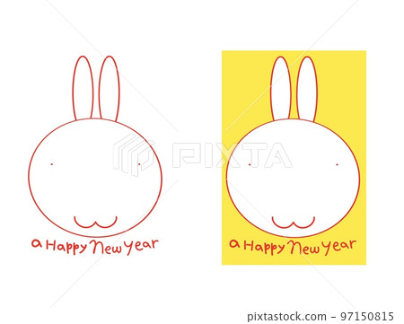 New Year's card material set 97150815