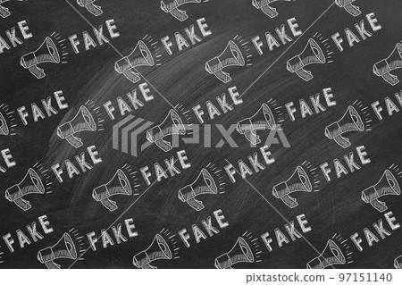 Fake news illustration Fake news illustration 97151140