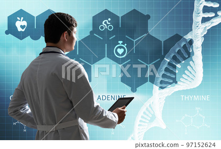 Doctor and Digital Technology Doctor and Digital Technology 97152624