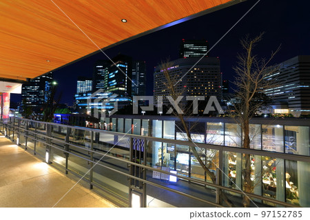 [Osaka Prefecture] Night view of Osaka Business Park and Castle Garden Osaka 97152785