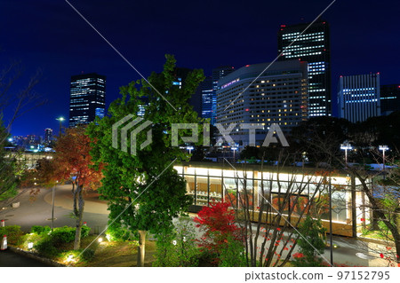 [Osaka Prefecture] Night view of Osaka Business Park and Castle Garden Osaka 97152795