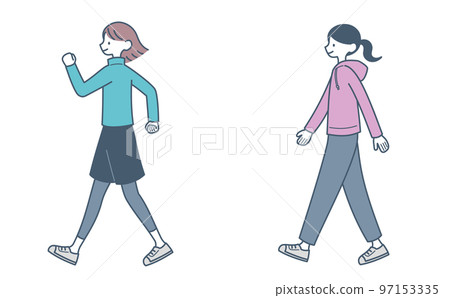 Women walking 97153335