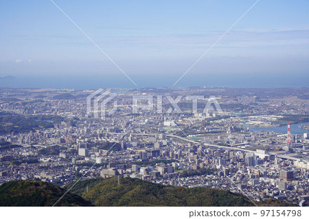 從更倉山看到的八幡西區 97154798