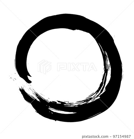 ink symbol circle handwriting - Stock Illustration [97154987] - PIXTA