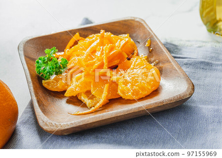 Marinated tangerines 97155969