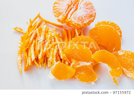 Mandarin orange skin shredded and pulp 97155972