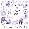 12星座-唱黃道帶-素材（紫色） 97156335