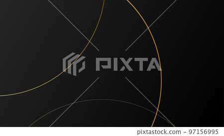 Dark black and gold lines background. Modern dark abstract vector texture Dark black and gold lines background. Modern dark abstract vector texture 97156995
