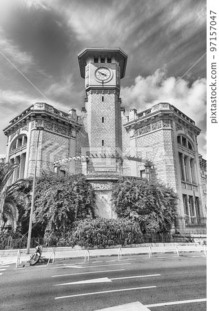 Lycee Massena, iconic building in Nice, Cote d'Azur, France Lycee Massena, iconic building in Nice, Cote d'Azur, France 97157047