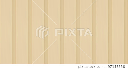 Seamless beige vertical wall wainscot or beadboard pattern 97157338