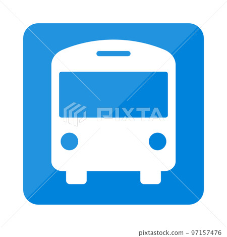 Bus stop icon. vector. 97157476