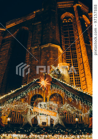 Christmas market decorations Christmas market decorations 97157888