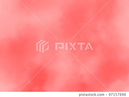 生動的紅色水彩背景材料 97157898