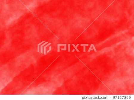 生動的紅色水彩背景材料 97157899