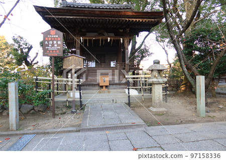 Shrine in Kyoto City: Scenery of Sessha Taishogun Shrine in the precincts of Fujinomori Shrine 97158336