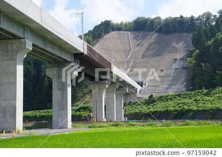 Hokuriku Shinkansen Extension Work Wakimoto Tunnel Minami Echizen Town July 2022 Hokuriku Shinkansen Extension Work Wakimoto Tunnel Minami Echizen Town July 2022 97159042