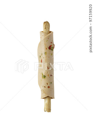 Vegetarian snack with boiled sausage 97159920