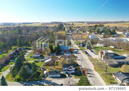 Aerial of New Dundee, Ontario, Canada Aerial of New Dundee, Ontario, Canada 97159995