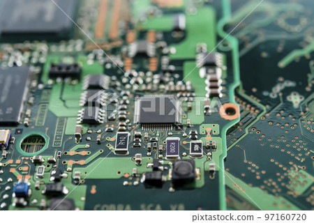 Close-up of IT equipment print infrastructure Close-up of IT equipment print infrastructure 97160720