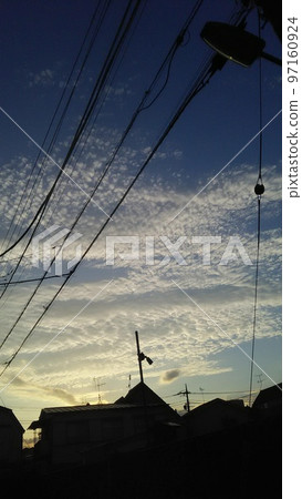 Bluish cloud Bluish cloud 97160924