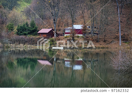 Water reservoir in Bansky Studenec, Slovakia 97162332