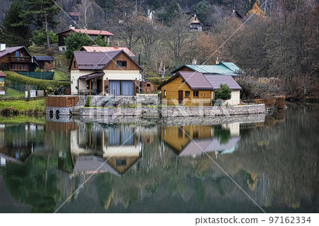 Water reservoir in Bansky Studenec, Slovakia 97162334