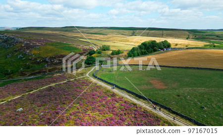 Peak District National Park - aerial view - travel photography Peak District National Park - aerial view - travel photography 97167015