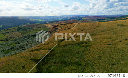 Peak District National Park - aerial view - travel photography Peak District National Park - aerial view - travel photography 97167148